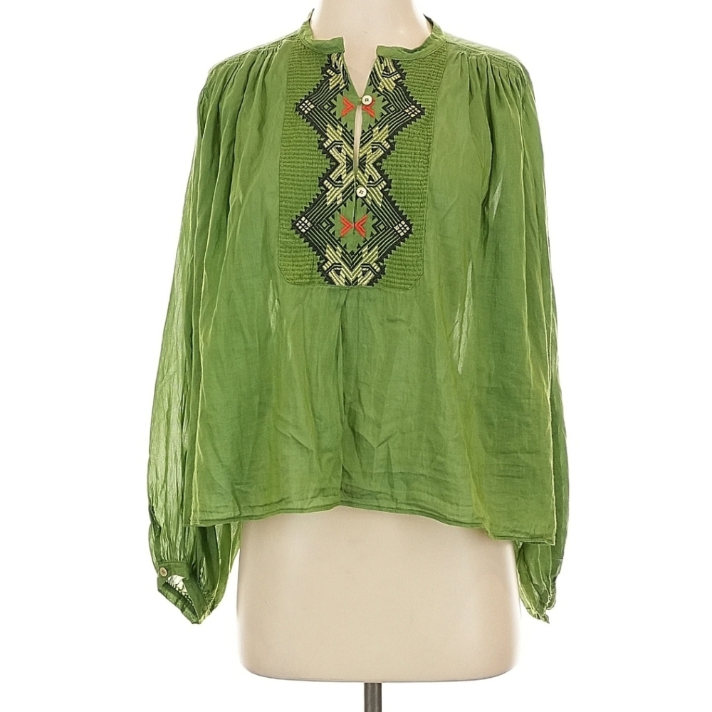 Forte Forte Green Long Sleeve Blouse
